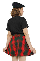 Highland Grace Women's Flared Plaid Skirt