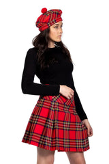 plaid mini kilt