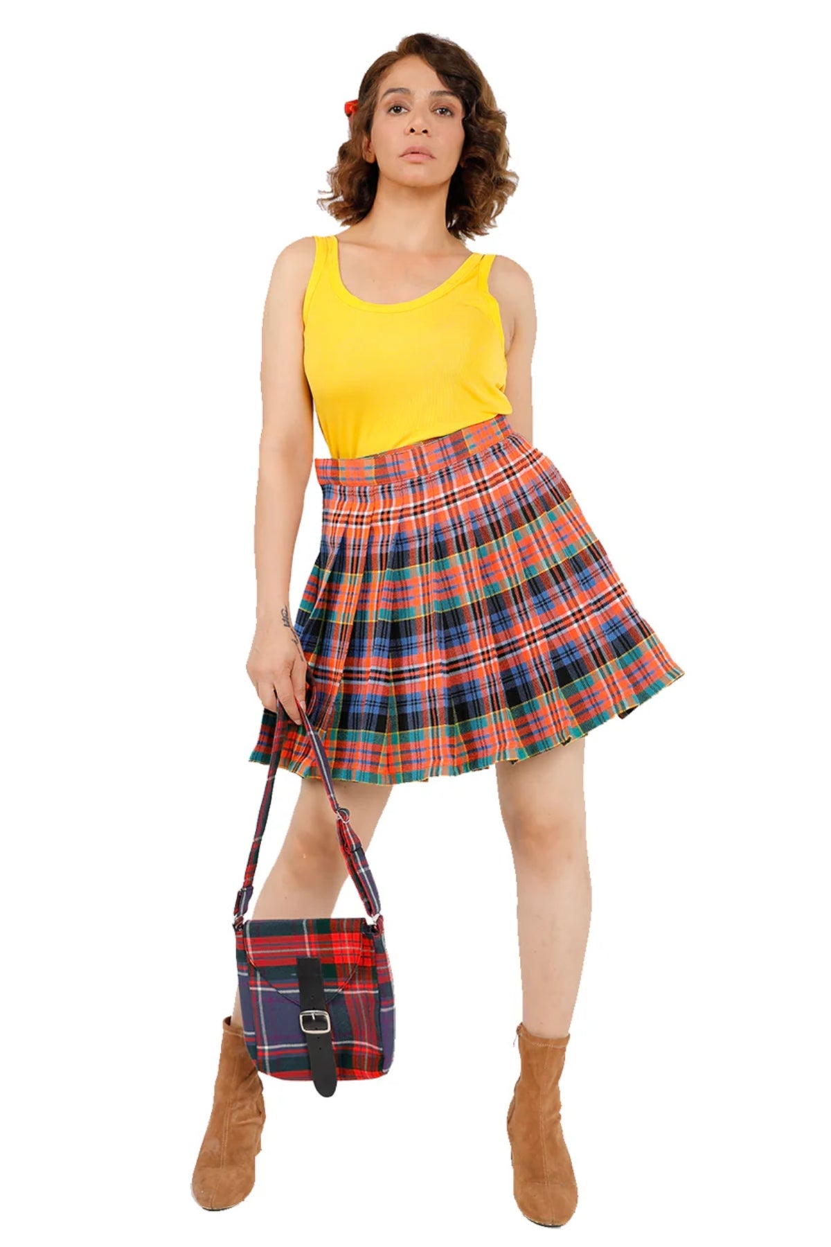 Wrap-Around Mini Skirt