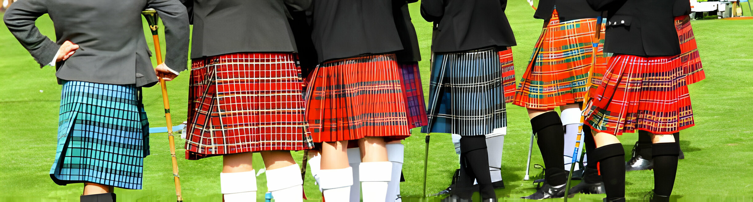 tartan wrap skirt